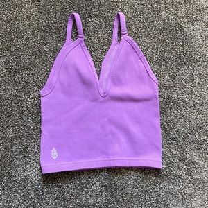 Free people crop top ribbed